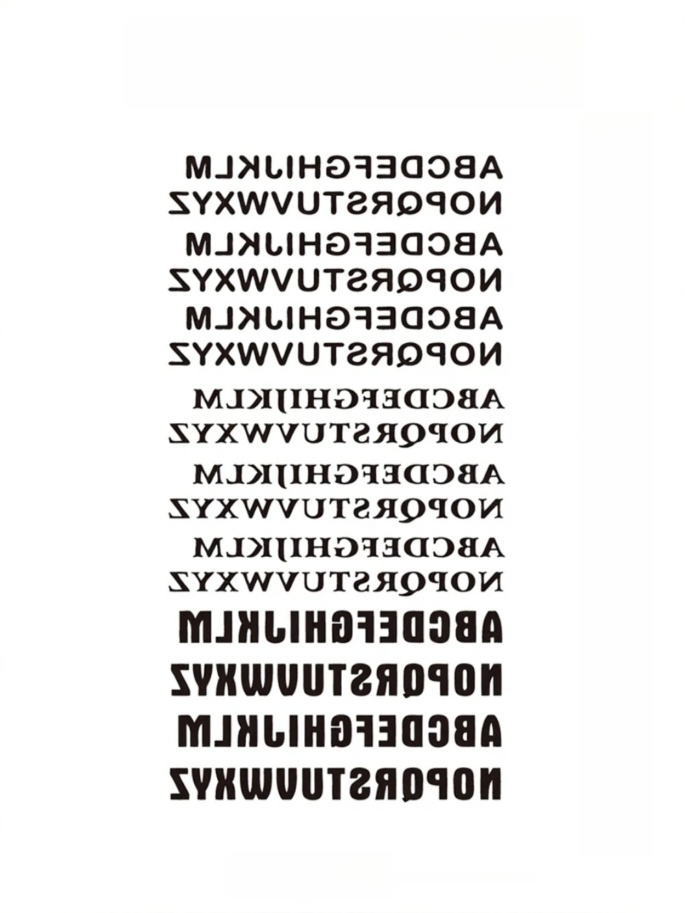 Harfler Yarı Kalıcı Dövme