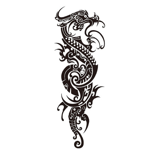 Power of the Dragon Yarı Kalıcı Kol Dövmesi