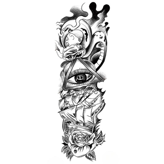 CAN DALTON Yarı Kalıcı Kol Dövmesi