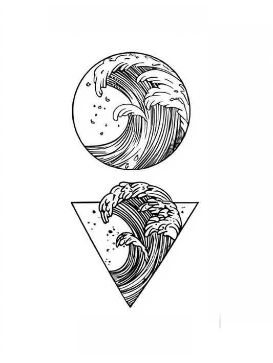 Ocean Spirit Yarı Kalıcı Küçük Boy Dövme