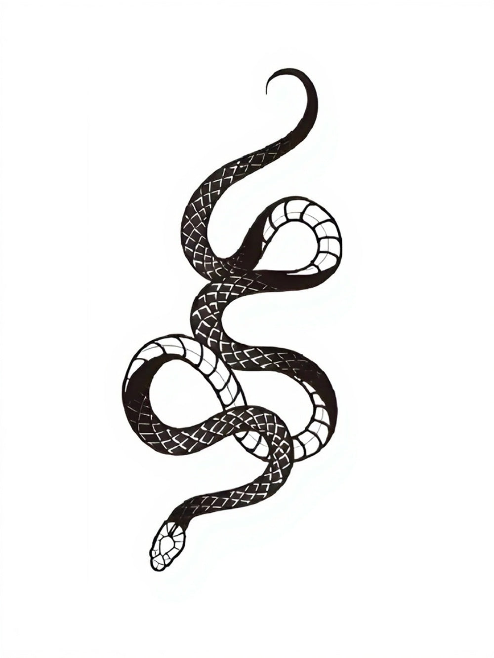 Serpent Flow Yarı Kalıcı Küçük Boy Dövme