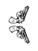 Roses & Guns Yarı Kalıcı Küçük Boy Dövme
