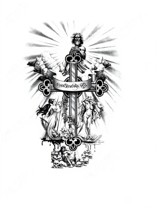 Divine Justice Yarı Kalıcı Orta Boy Dövme