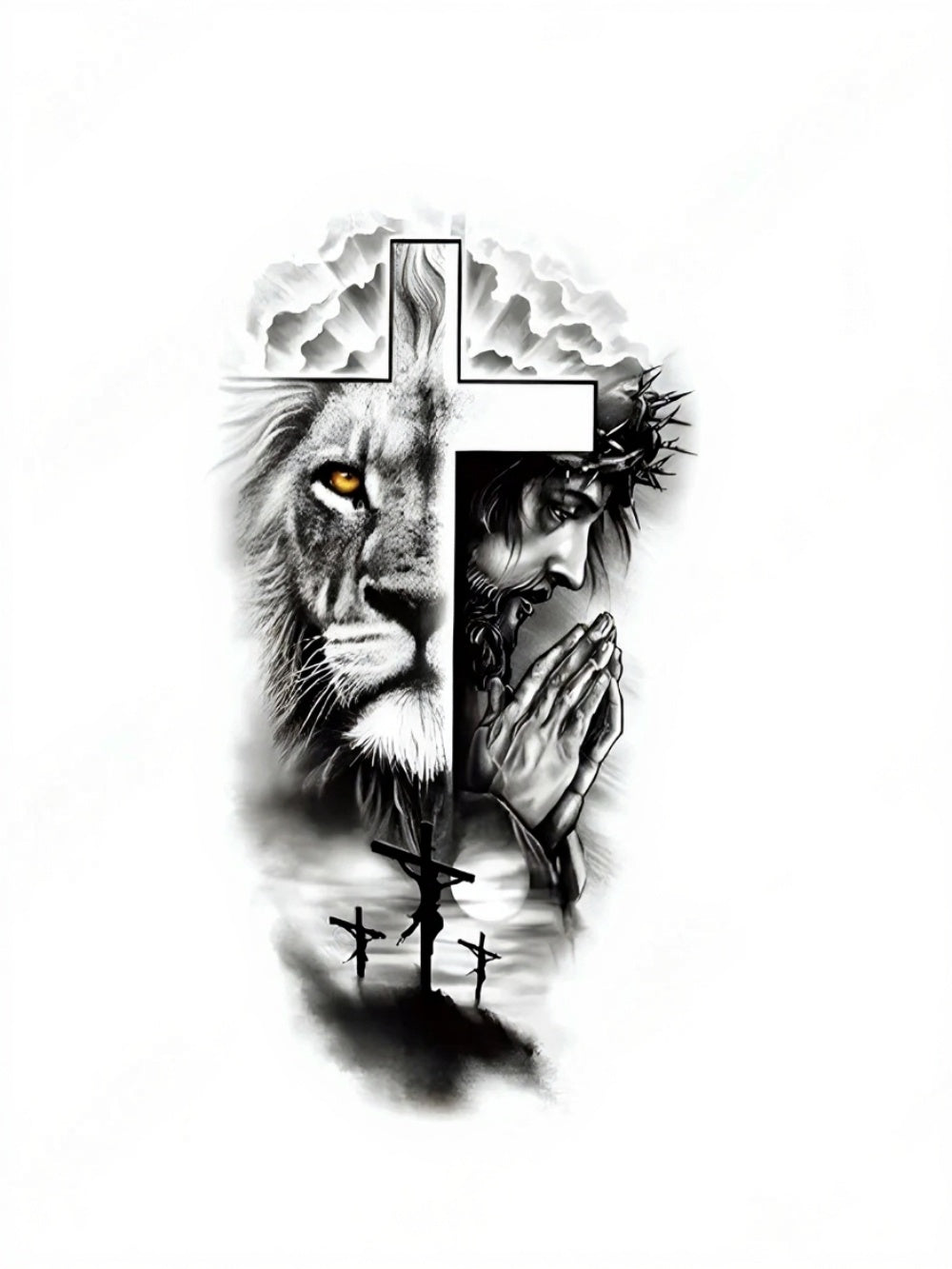 Sacred Roar Yarı Kalıcı Orta Boy Dövme